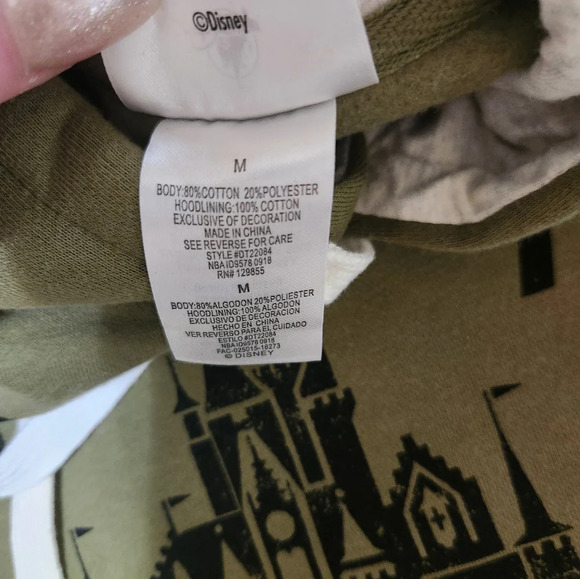 Disney Adult Hoodie Cinderella Castle Pullover Unisex Adult - Picture 8 of 9